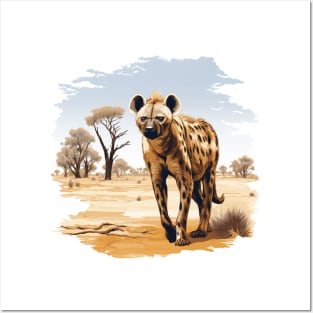 Spotted Hyena Posters and Art